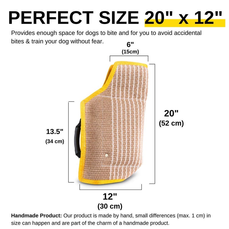 YES4QUALITY Dog Bite Sleeve, Durable Training Equipment for Medium - Large Dogs Like German Shepherds & Pitbulls, Safe & Strong Arm Padded Biting Sleeve for Canine Police & Personal Trainers - Image 4